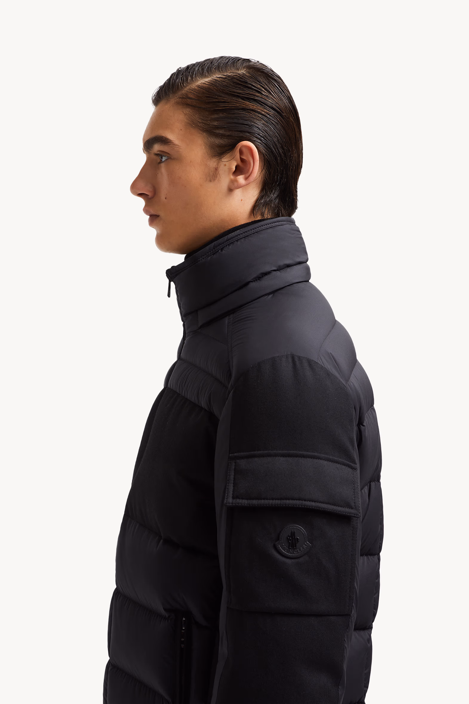 Barbustel Hooded Short Down Jacket Men Black Moncler 8